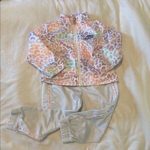 Nike Pastel Leopard Print sweat suit